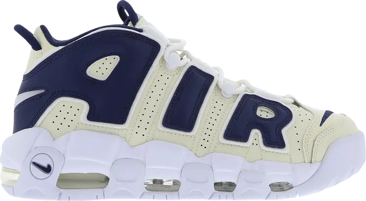 

Кроссовки Wmns Air More Uptempo 'Coconut Milk Midnight Navy', кремовый, Бежевый, Кроссовки Wmns Air More Uptempo 'Coconut Milk Midnight Navy', кремовый