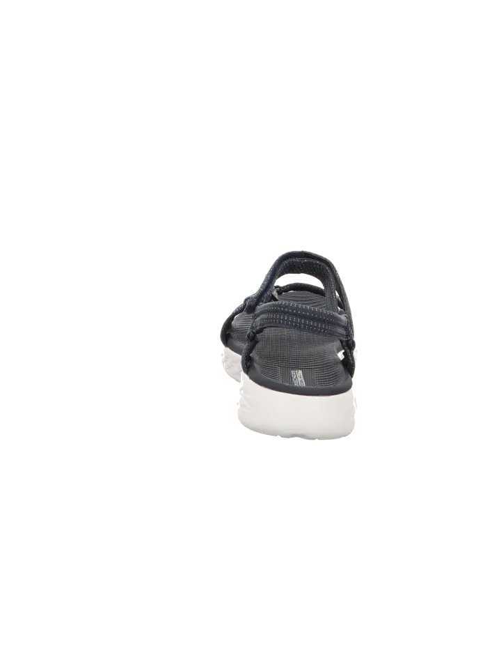 Сандалии на плоской подошве Skechers Sandaletten Tiefenfußbett On The Go 6000 Brilliancy, синий — фото 4