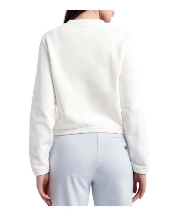 Белая толстовка 3r2m8a2j49z0101 Emporio Armani, белый — фото 4