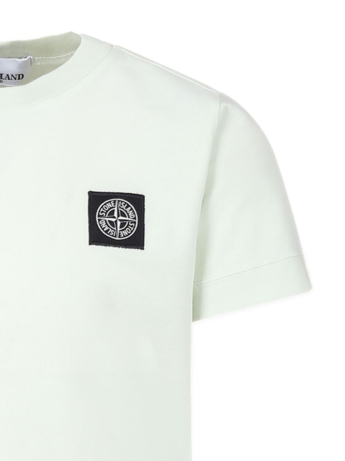 Футболка с изображением компаса Stone Island Junior, зеленый — фото 3