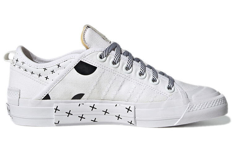 

Кроссовки Adidas Originals Originals Nizza Multi Foxing Sneakers White/Black Women's