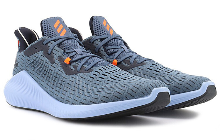 Кроссовки AlphaBounce мужские с низким верхом темно-синие Adidas — фото 3