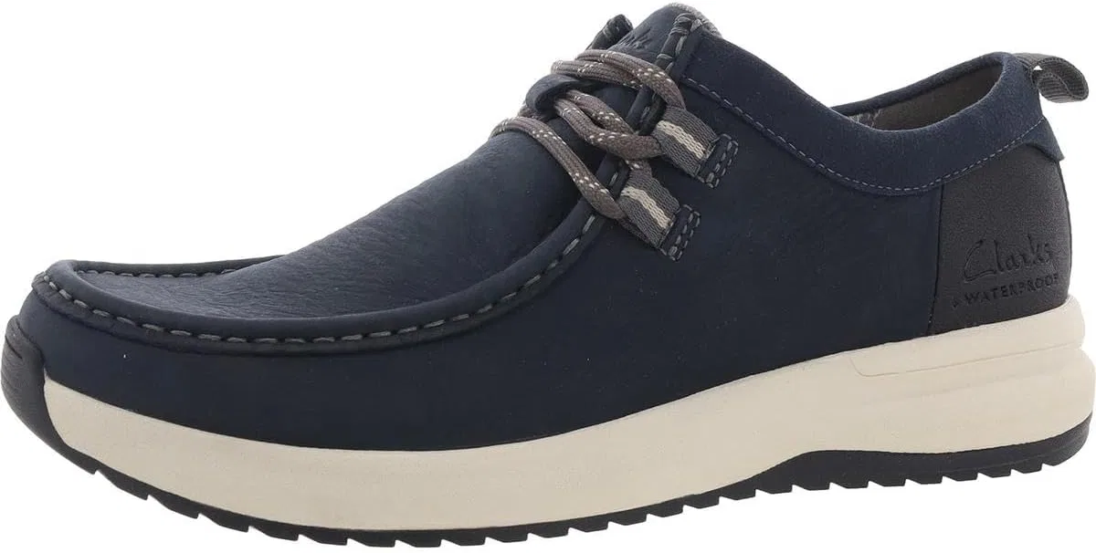 Ботинки Clarks Men's Wellman MocOxford, 2-Navy Leather
