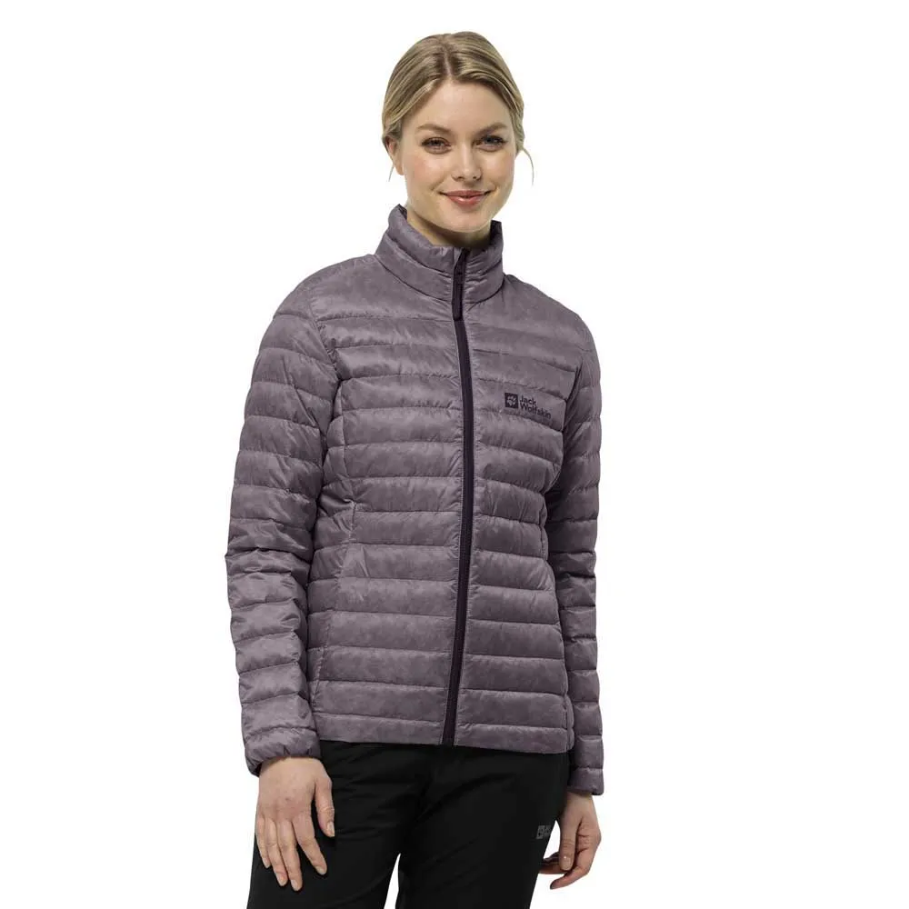 

Куртка Jack Wolfskin Pilvi Down, серый/фиолетовый