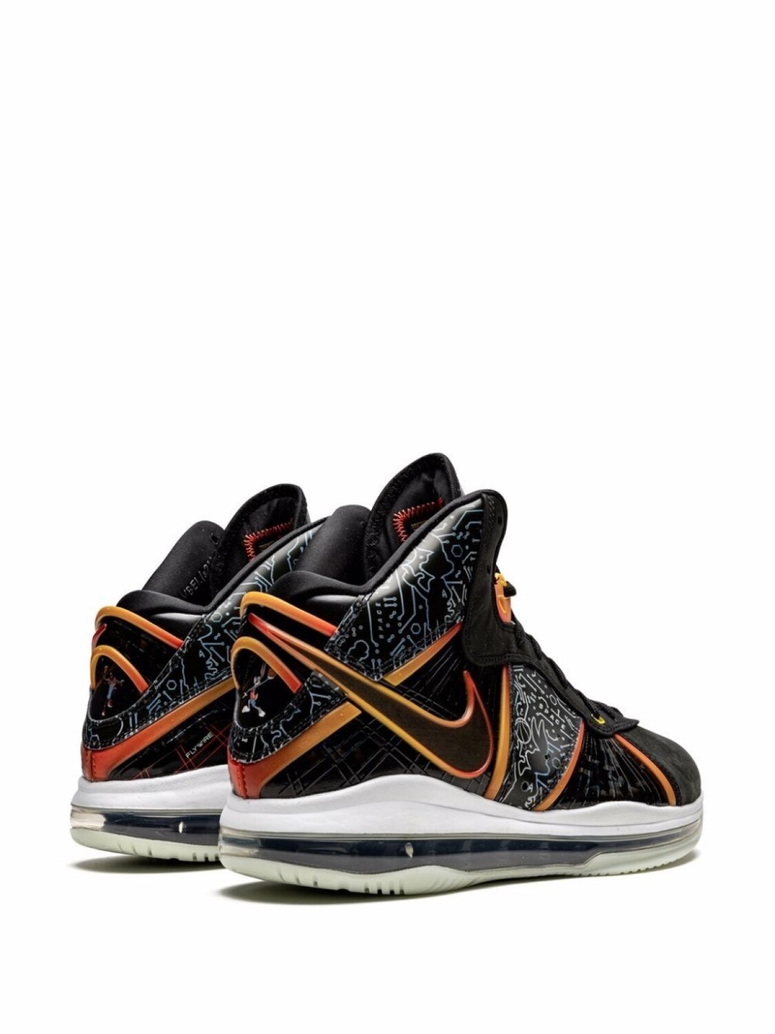 Nike кроссовки Lebron 8 Space Jam, черный — фото 3