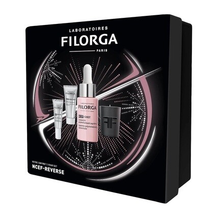 

Filorga Global-Repair Christmas Lotion 50 мл + контур глаз и губ 4 мл + мультивосстанавливающий ополаскиватель 50 мл + ароматическая свеча