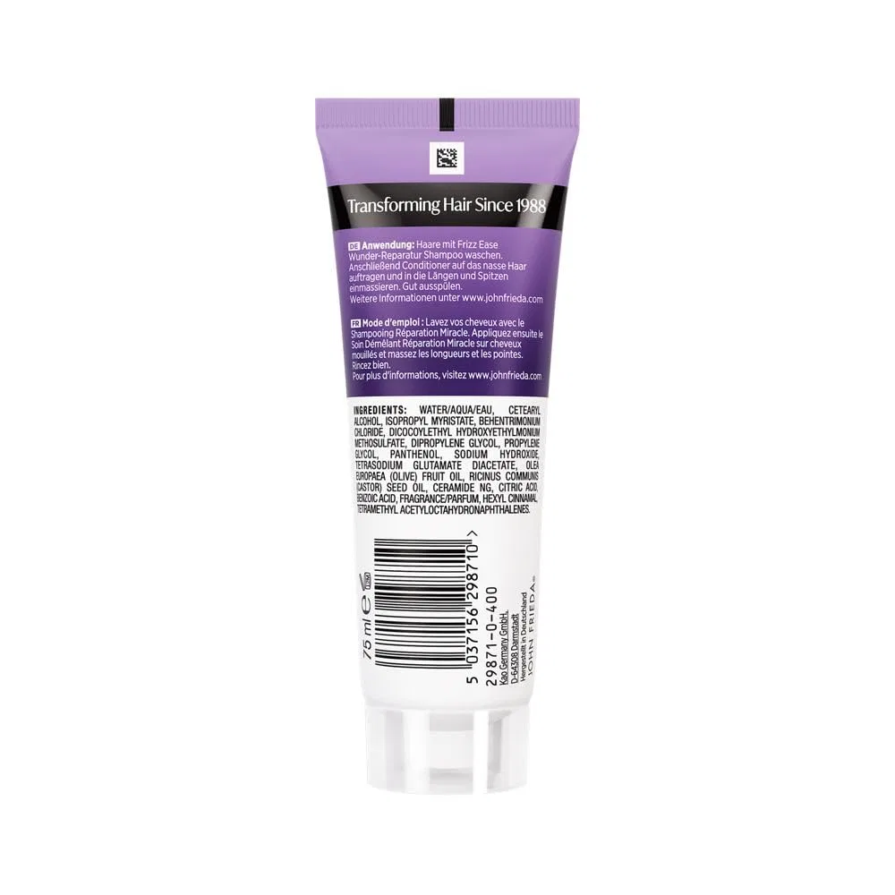 Кондиционер John Frieda Frizz Ease Miracle Repair для поврежденных волос, 75 мл John Frieda — фото 2