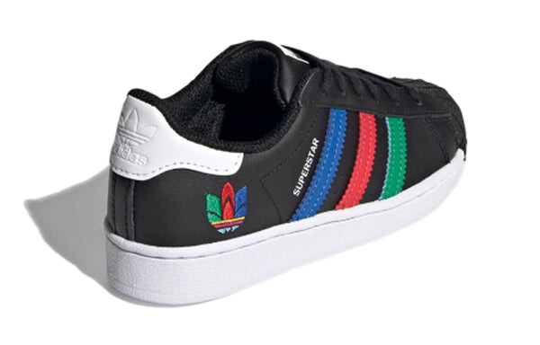 Кроссовки оригиналы суперзвезда c Adidas, черный — фото 4