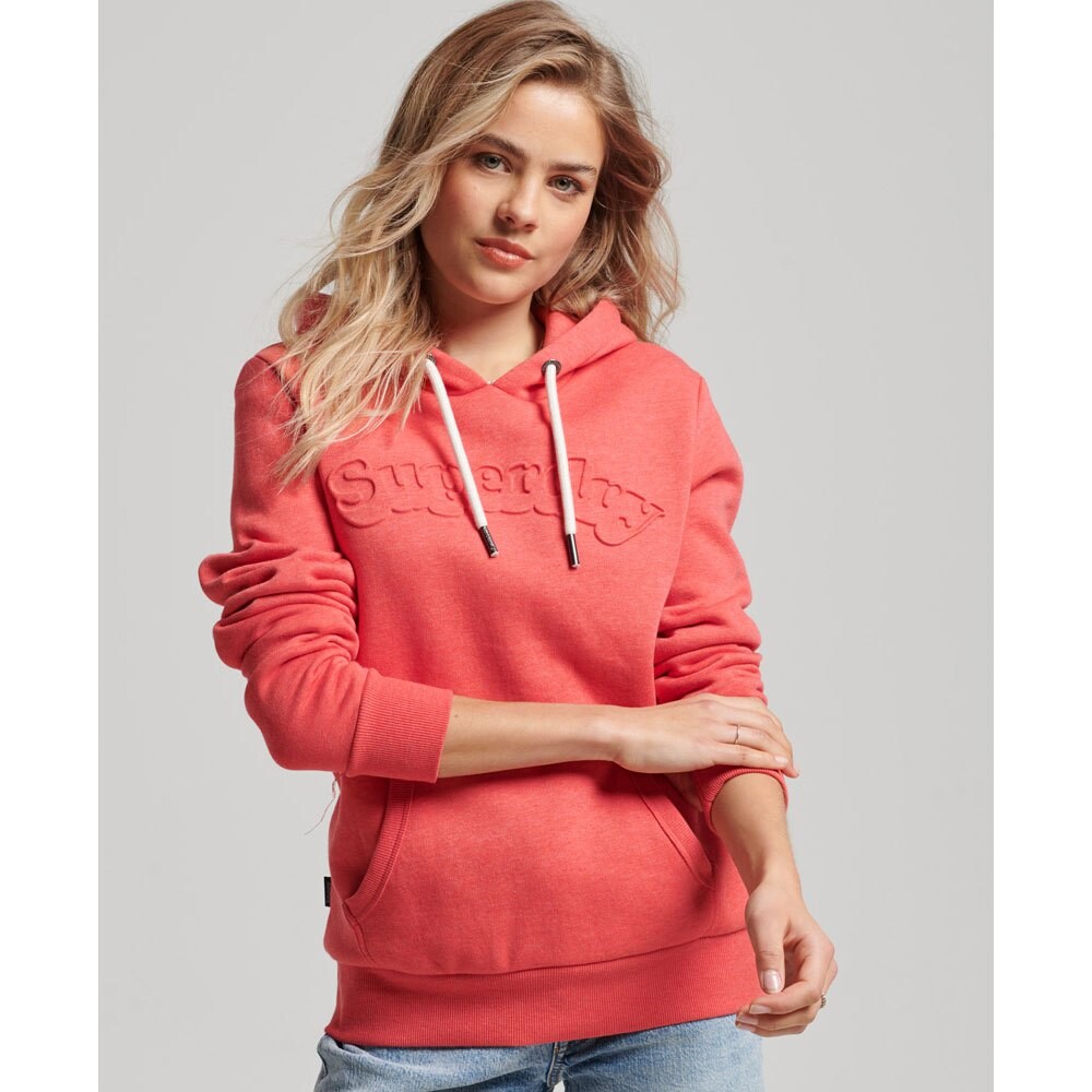 

Худи Superdry Vintage Cooper Emboss, красный