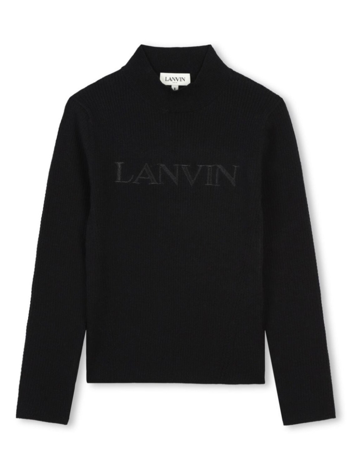 

Lanvin Enfant свитер с высоким воротником, черный