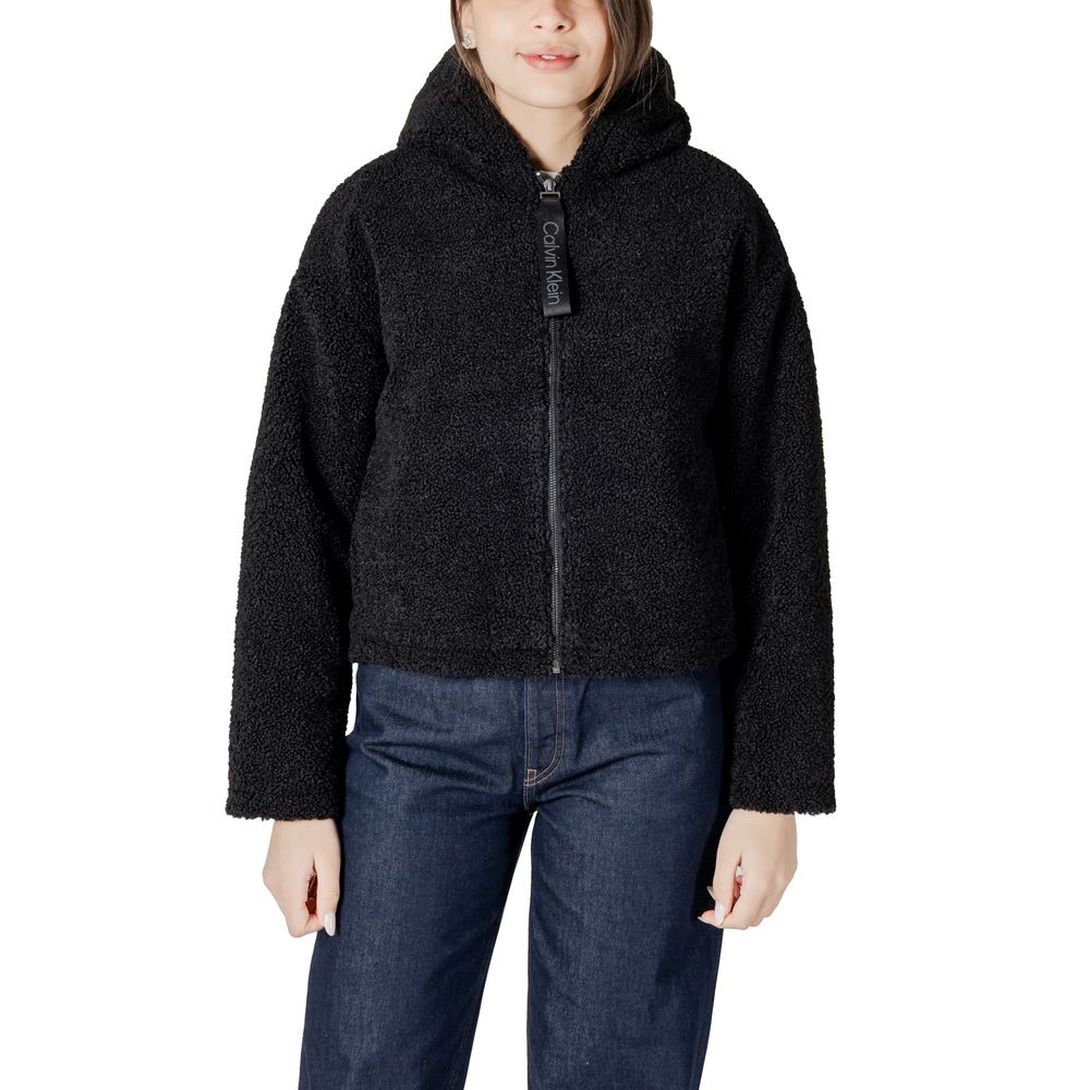 

Черные куртки и пальто из полиэстера Calvin Klein Jeans