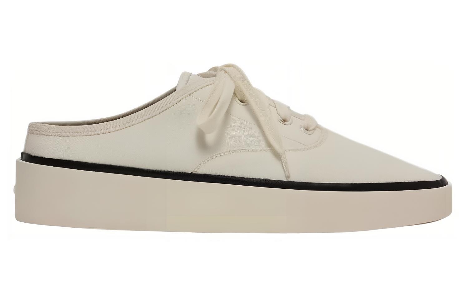 Кроссовки Fear of God Skateboarding Shoes Men Low-top Beige, бежевый — фото 2