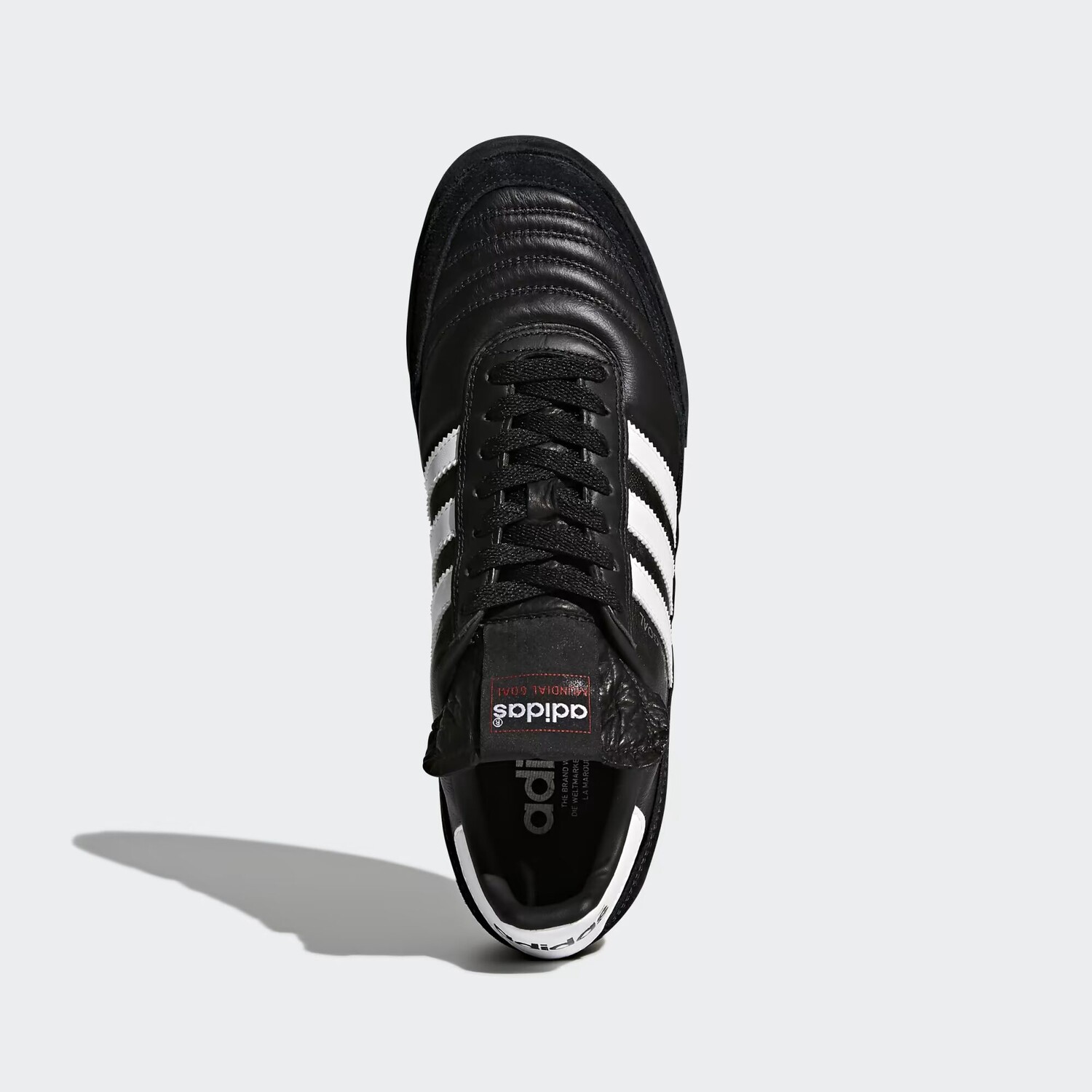Футбольные бутсы Mundial Goal Adidas, цвет Core Black/Core White/Core White — фото 2