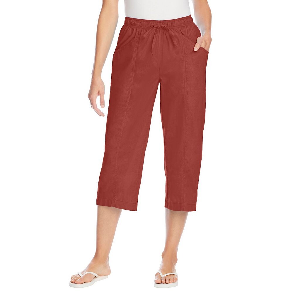 

Женщина в женских капри больших размеров Boardwalk Woman Within, цвет Red Ochre