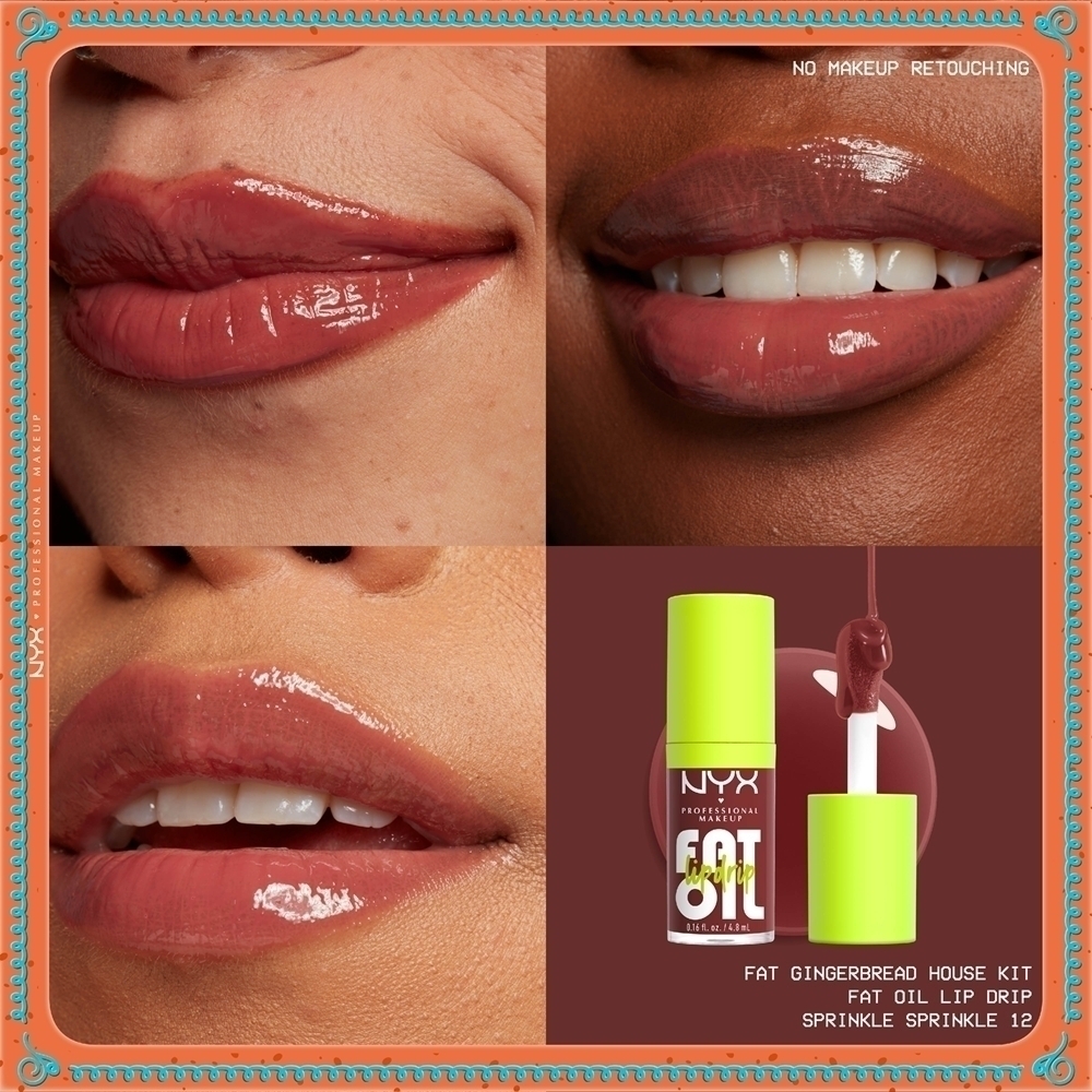 Набор для ухода за губами Gingerbaddie Land Fat Oil Nyx Professional Makeup — фото 4