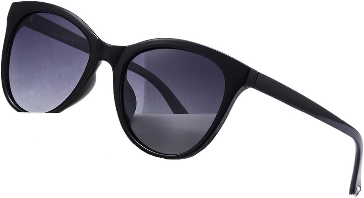 

Прозрачные женские солнцезащитные очки, удобные, с красивой поликарбонатной оправой, для вечеринок и путешествий, с защитой от УФ-излучения UV400 и поляризацией QOGANS, Gradientgray