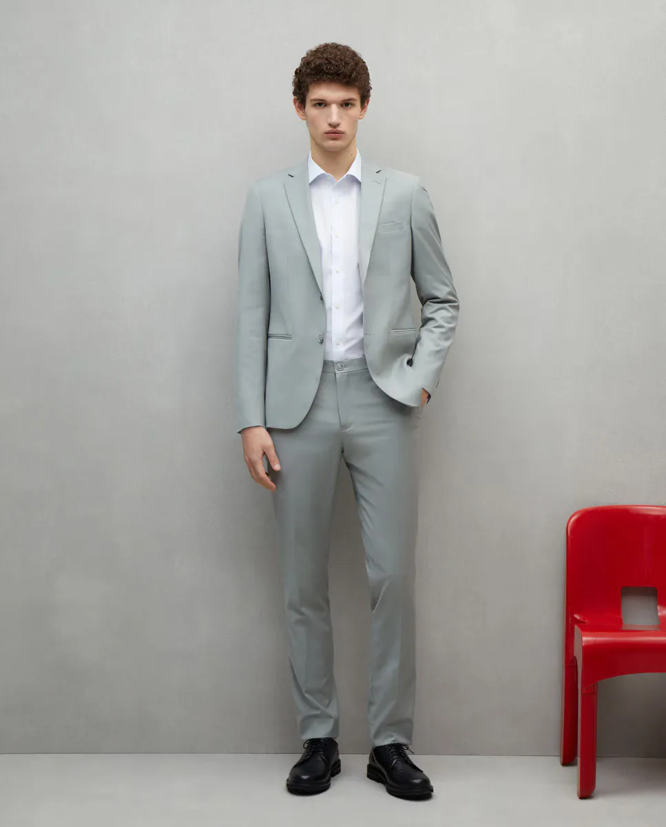 

Однотонные мужские костюмные брюки Easy Wear, зеленый