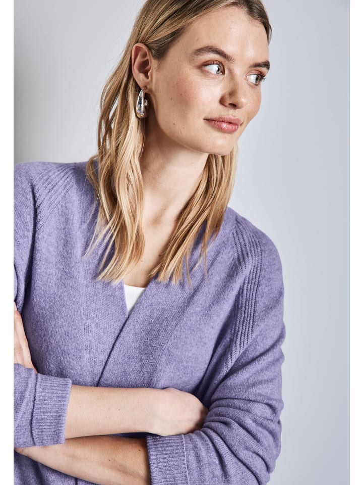 

Кардиган Street One, цвет langer cardigan' lila