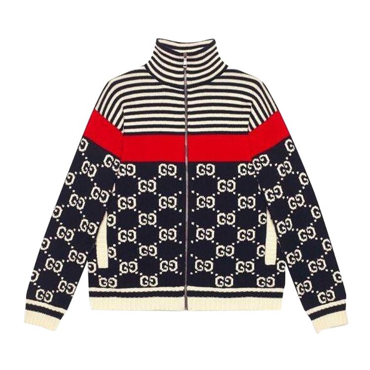 

Куртка Gucci Logo Sweater Jacket Multicolor, разноцветный