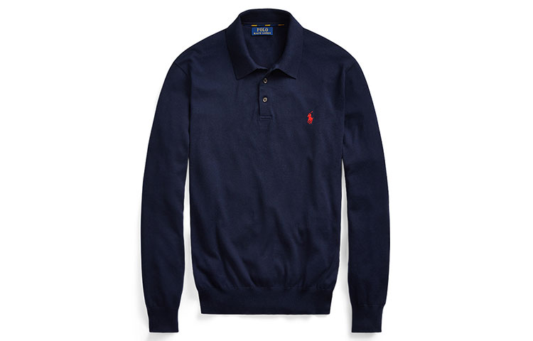 

Свитер SS21 Knitwear Men's Dark Blue Polo Ralph Lauren, темно-синий
