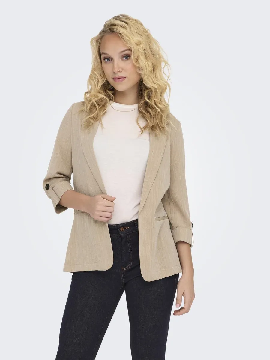 

Only короткий блейзер "ONLMARSA 3/4 BLAZER WVN NOOS", цвет Safari