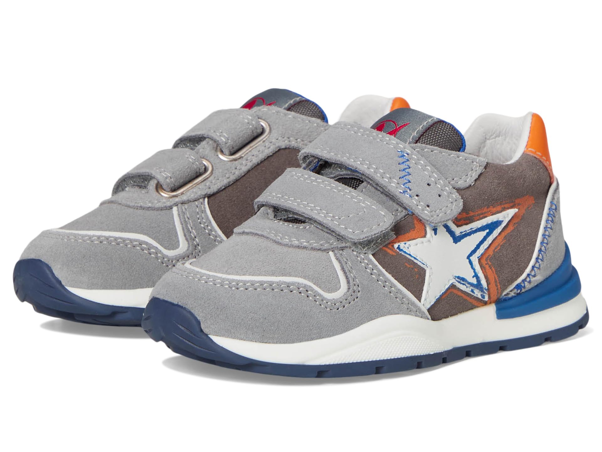 

Кроссовки Naturino Roy Vl, Grey/Antracite/Orange