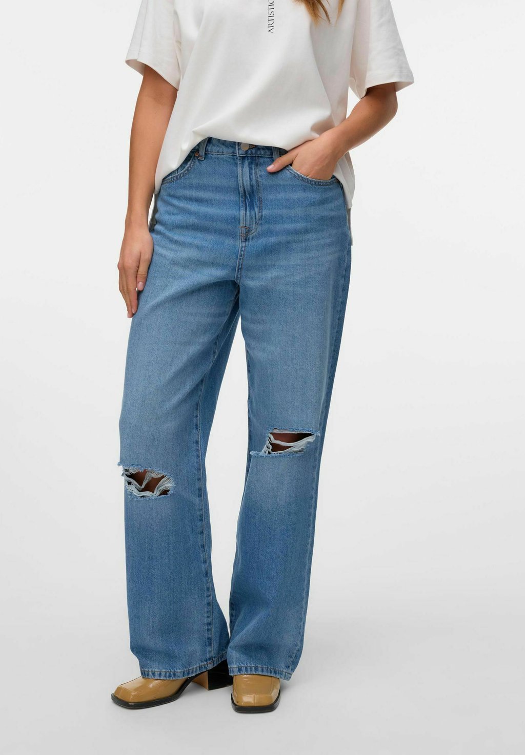 

Джинсы свободного кроя LOCKER GESCHNITTEN SNKAITLYN HOHE TAILLE Vero Moda, деним
