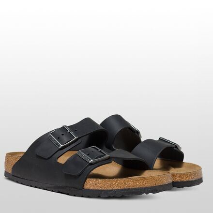

Кожаные сандалии Arizona мужские Birkenstock, цвет Black Oiled Leather