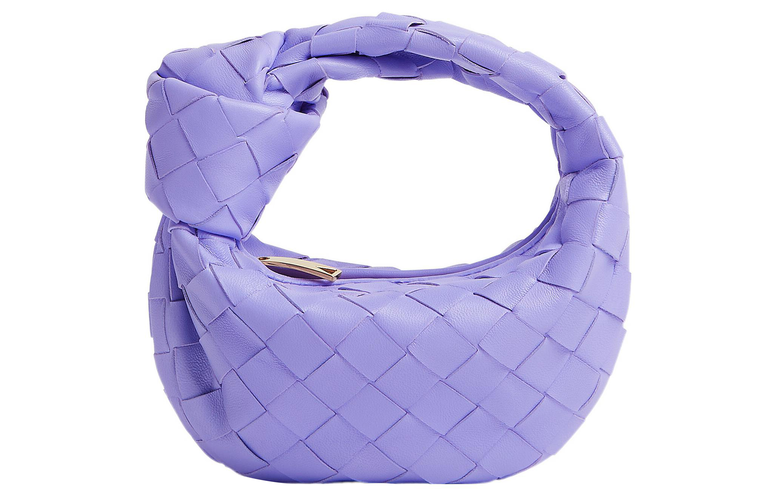 

Миниатюрная женская сумка из ягненка фиолетовая Bottega Veneta