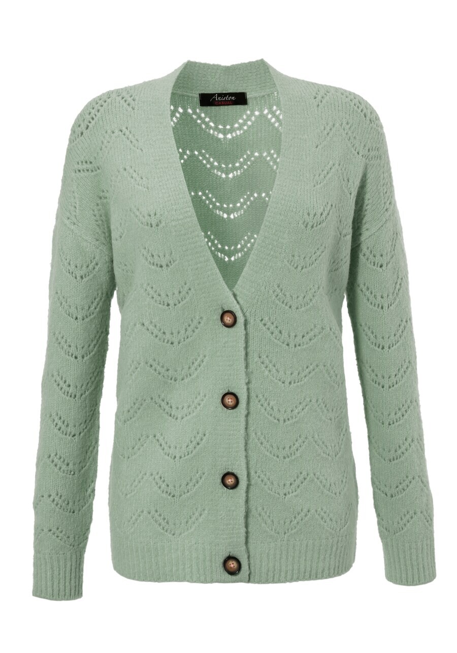 

Вязаный кардиган Aniston CASUAL Knit Cardigan, цвет jade
