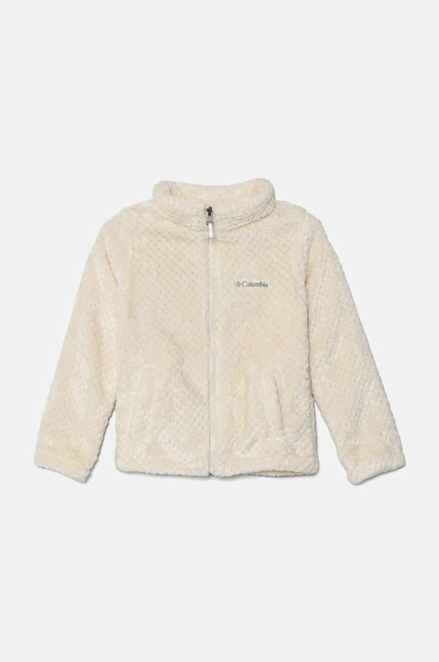 

Детская флисовая толстовка Columbia Fire Side, бежевый