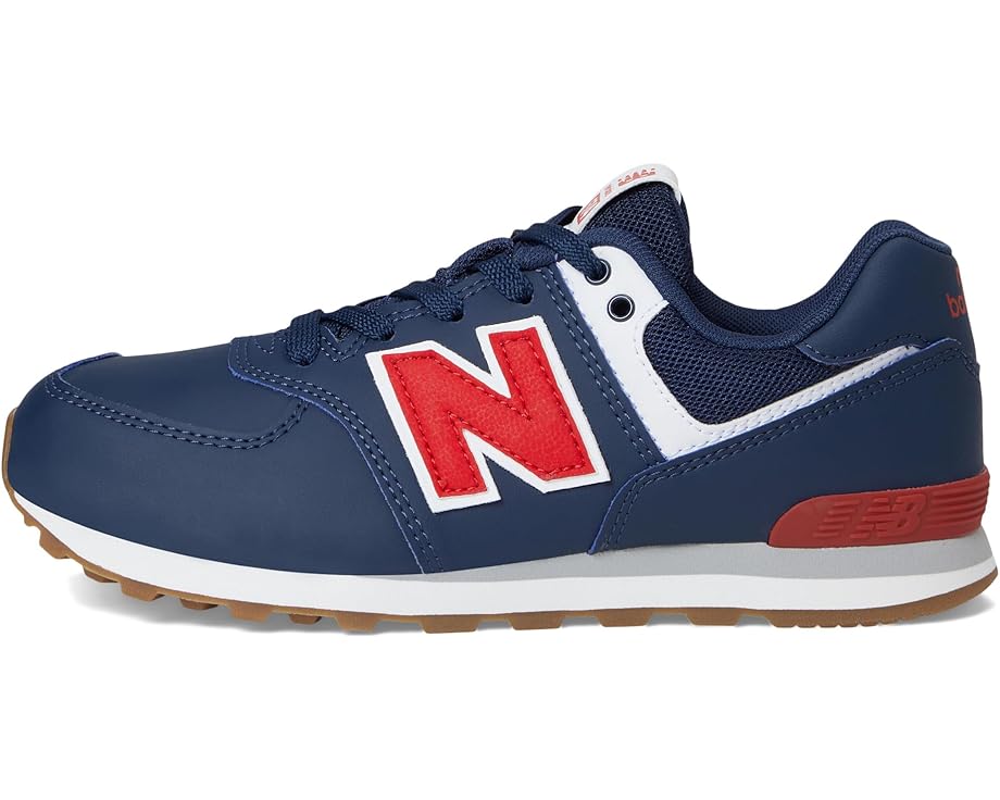 Детские кроссовки New Balance 574 (Big Kid) New Balance Kids, Nb Navy/Team Red — фото 4
