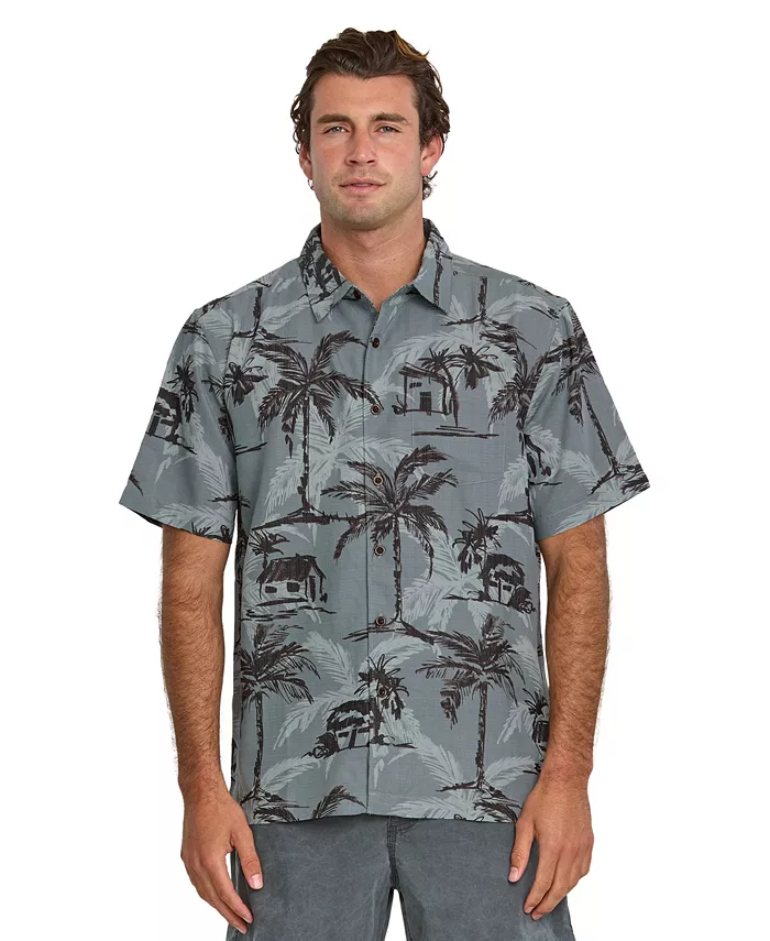 

Quiksilver Мужская рубашка Off The Grid Woven Quiksilver Waterman, серый