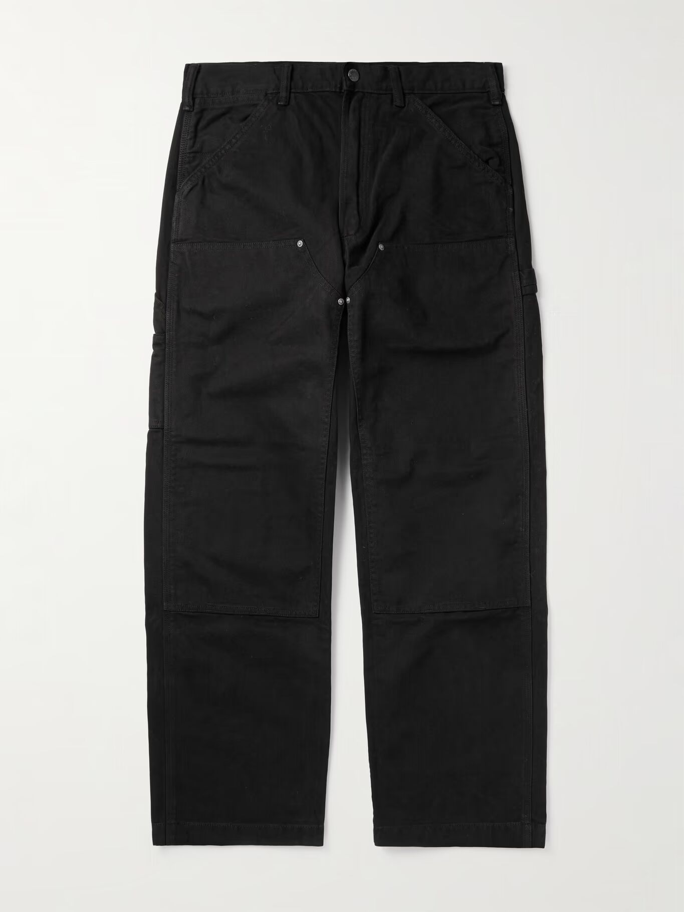 

Широкие брюки из хлопчатобумажной ткани POLO RALPH LAUREN, черный
