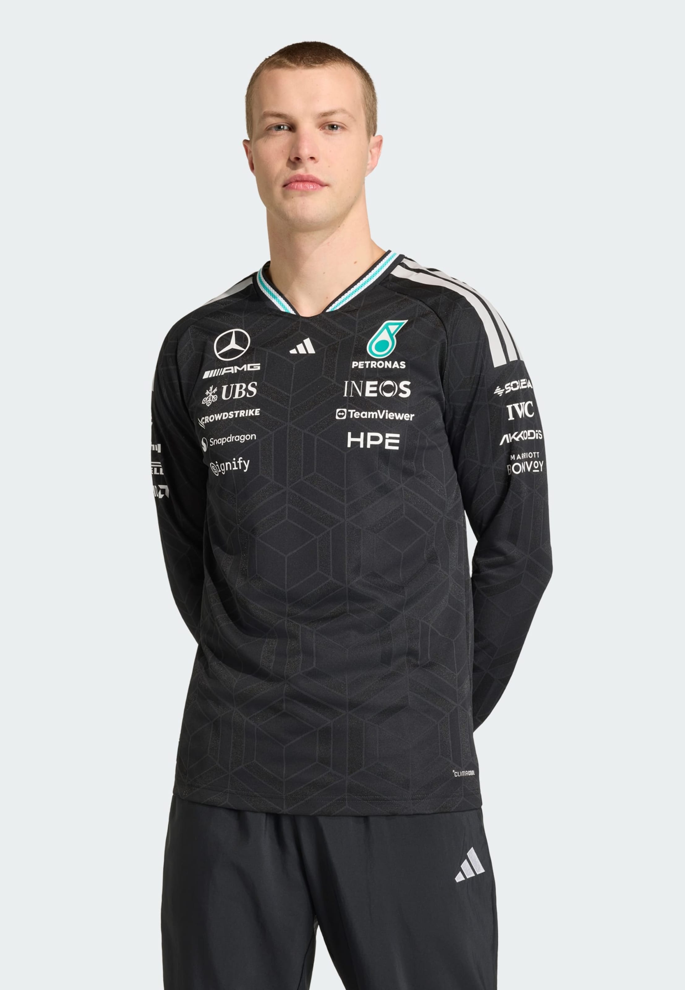 Adidas Performance Джерси 'Mercedes - Amg Petronas Formula 1 Team Authentic' в черном цвете — фото 2