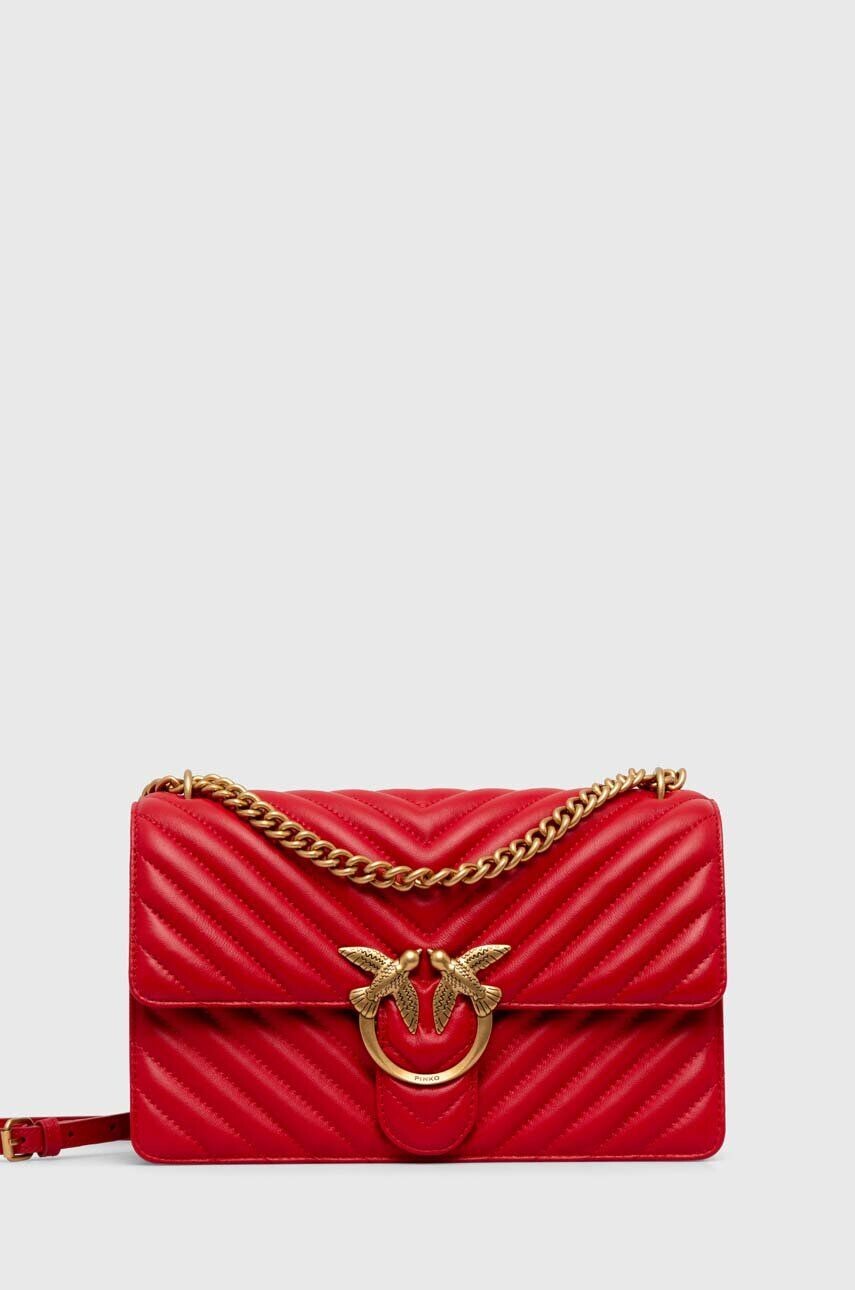 

Кожаная сумочка Pinko, красный