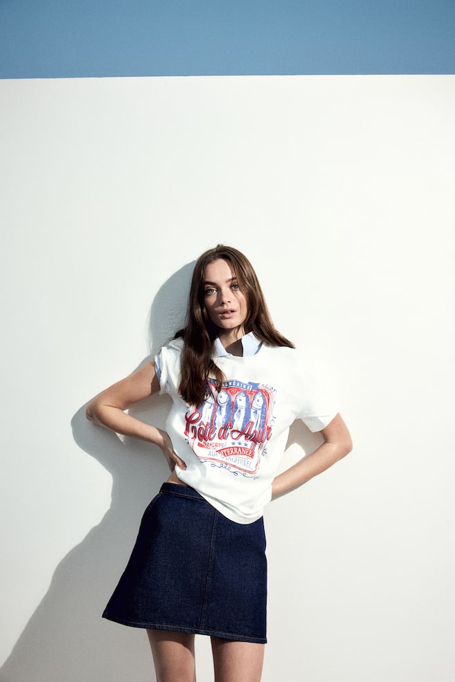 

Футболка с мотивом H&M, мультиколор
