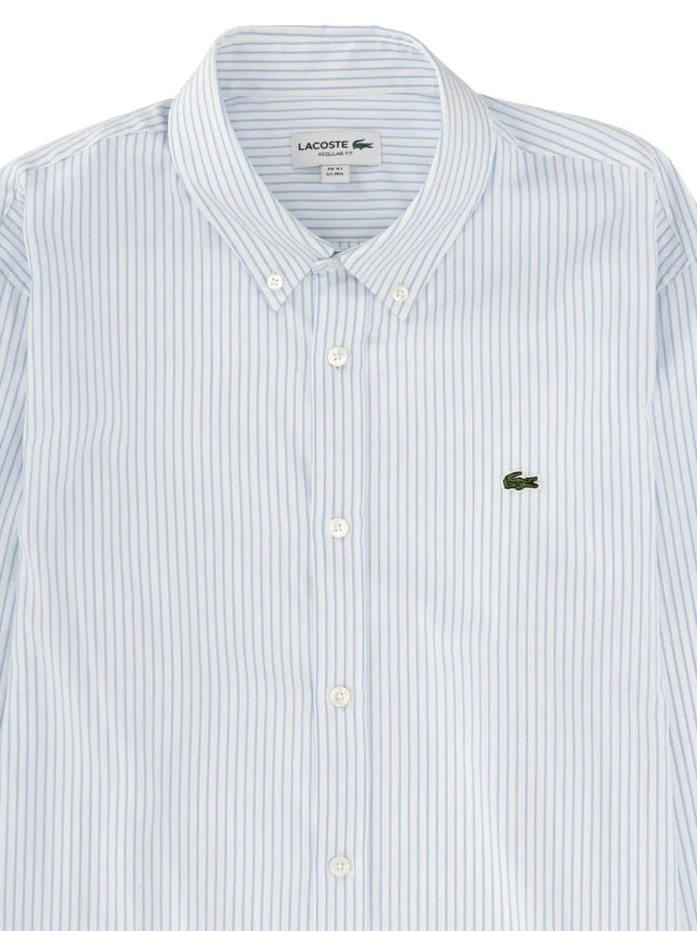 Рубашка в полоску на пуговицах Lacoste, белый — фото 2