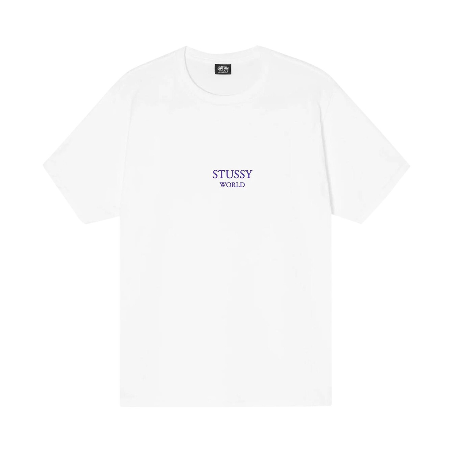 

Футболка Stussy World, белая, Белый, Футболка Stussy World, белая