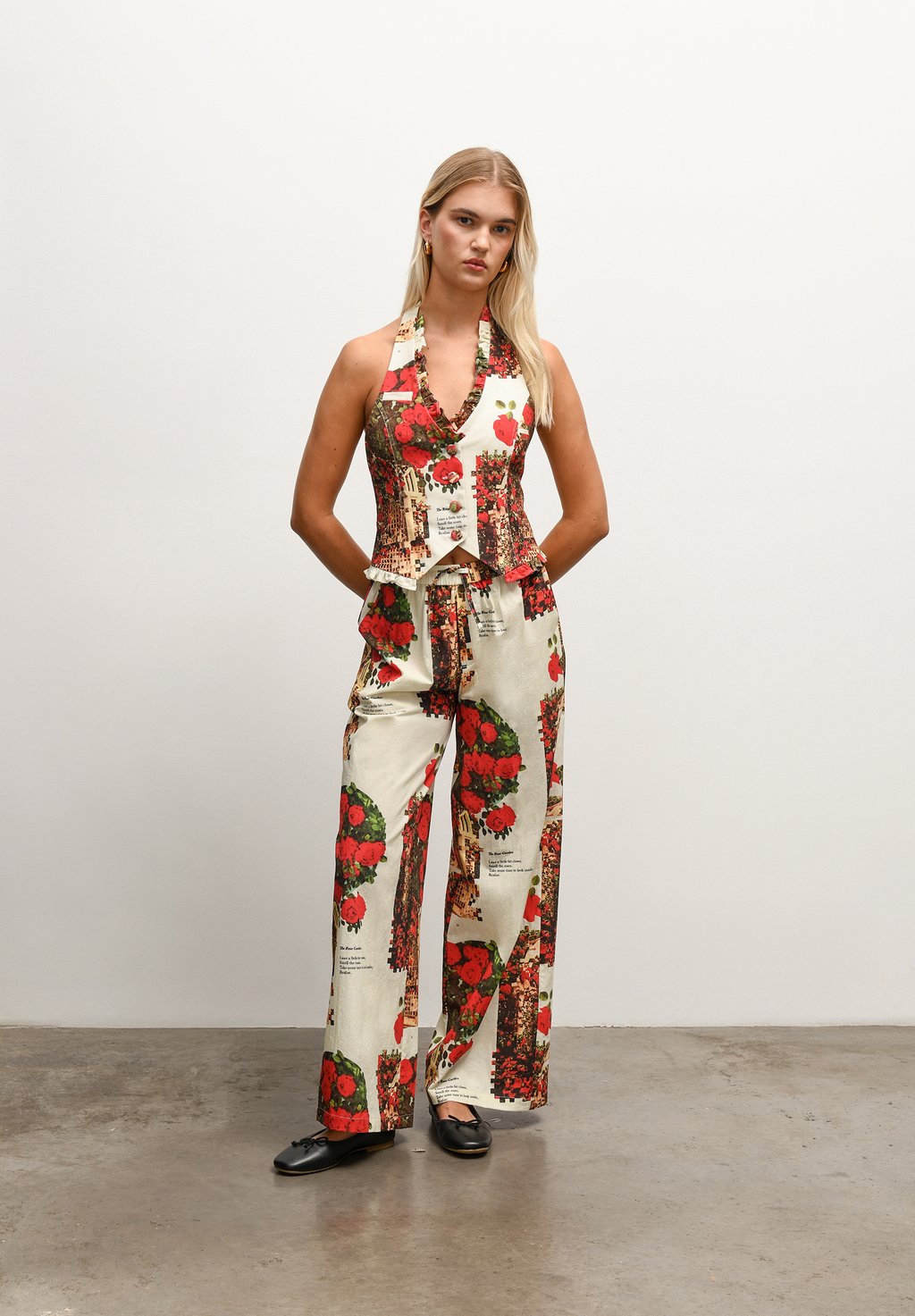 

Жилет ROSE GARDEN WAISTCOAT House of Sunny, мультиколор