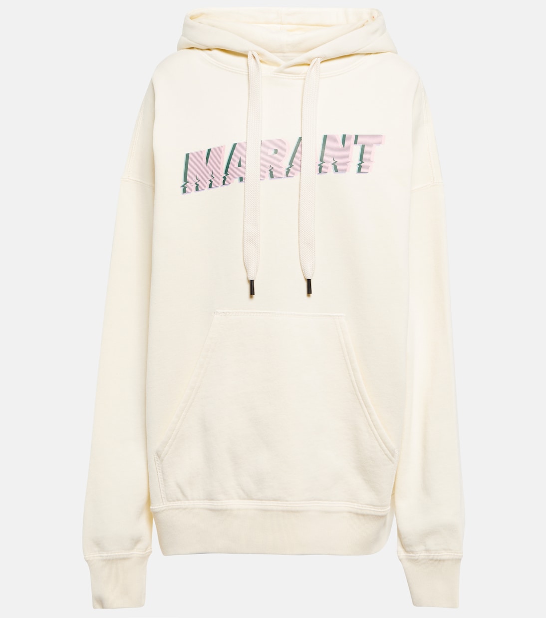 

Толстовка с капюшоном из хлопковой смеси с логотипом Mansel Marant Etoile, Vanilla