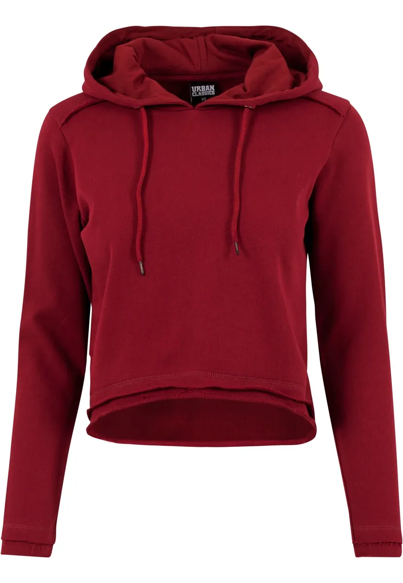 

Свитер с круглым вырезом URBAN CLASSICS " Urban Classics Ladies Cropped Terry Hoody", цвет Burgundy