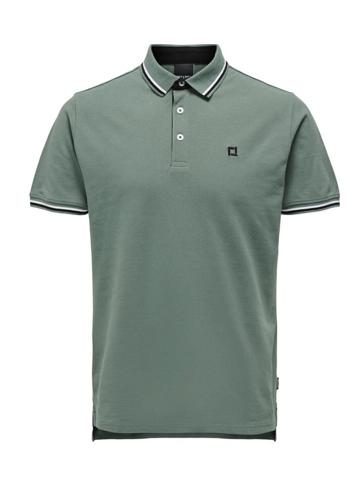 

Поло ONLY & SONS Poloshirt Onsefletcher, цвет Dark forest