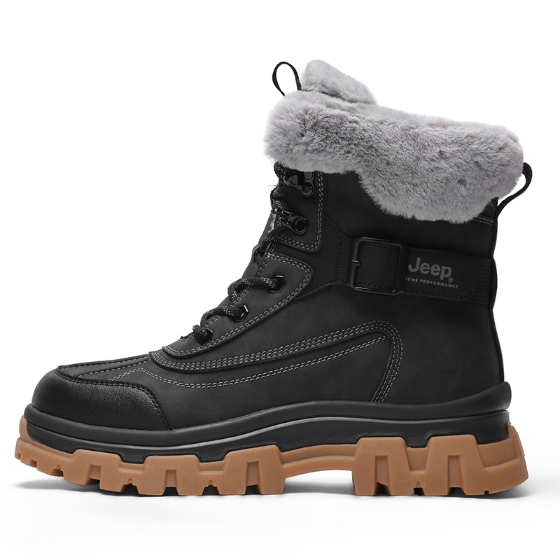 

Термостойкие абразивоустойчивые полусапоги для мужчин Jeep, черный