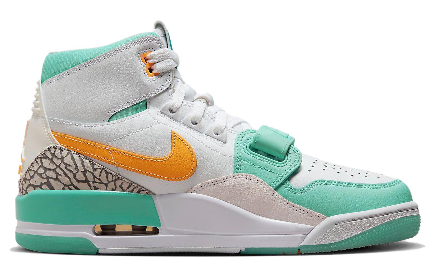 Кроссовки Jordan Legacy 312 Low 'Jade' Бело-Зеленые — фото 2