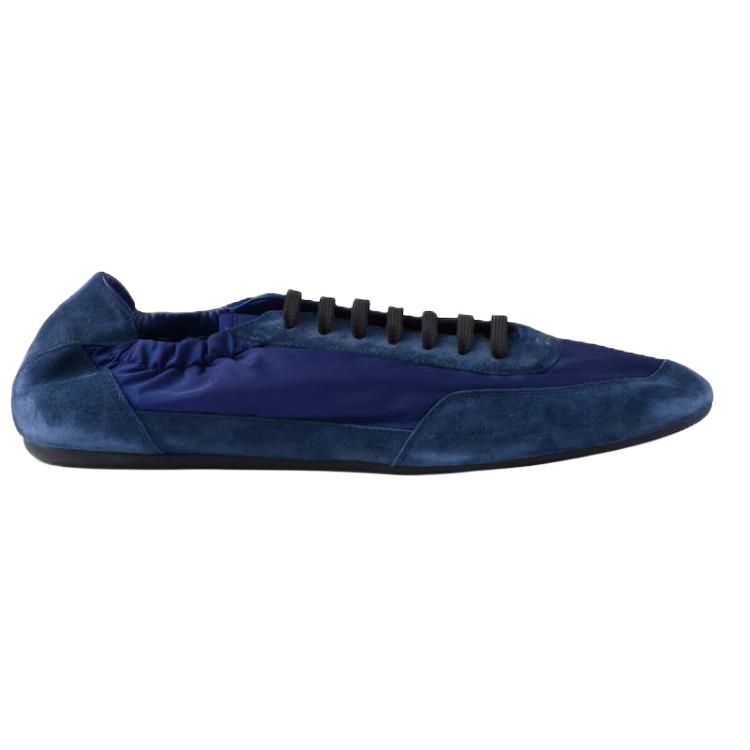 PRADA Re Nylon Collapse Casual Shoes мужские темно-синие — фото 4