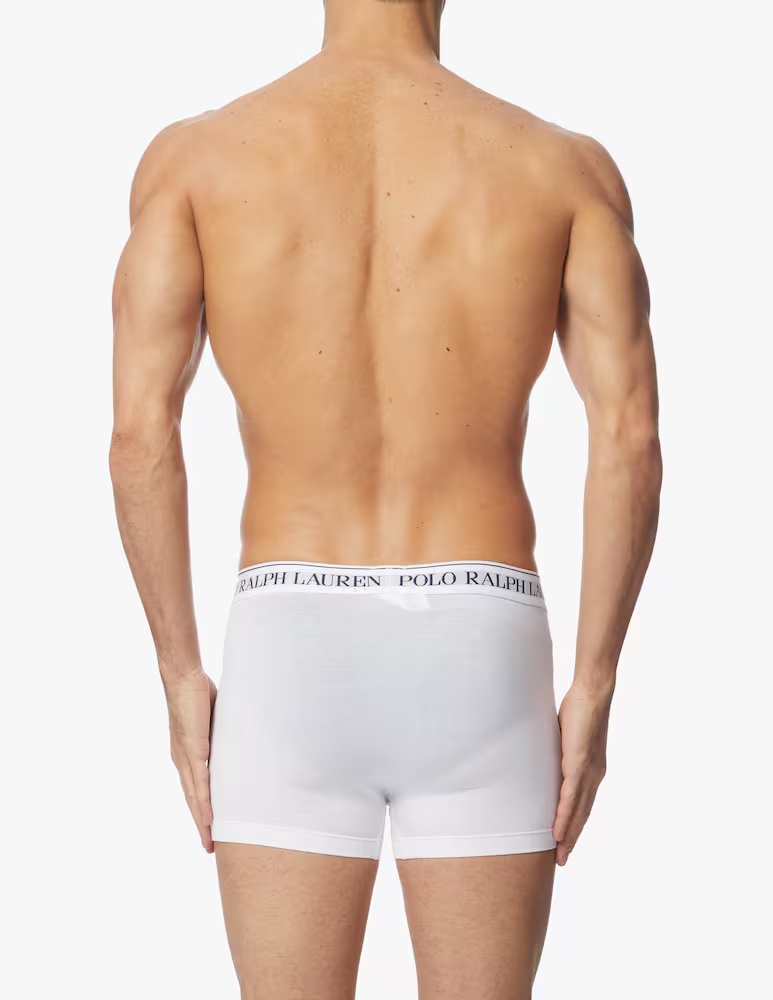 Комплект из 3 трусов-боксеров из хлопка стрейч Polo Ralph Lauren, белый — фото 3