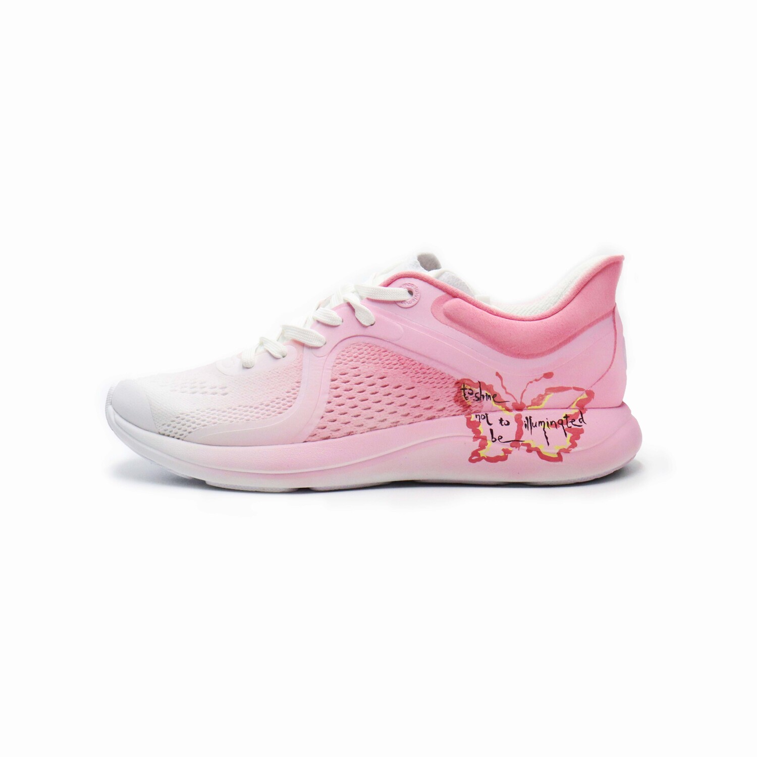 

Кроссовки женские Chargefeel Running Shoes Low-top White/розовые Lululemon