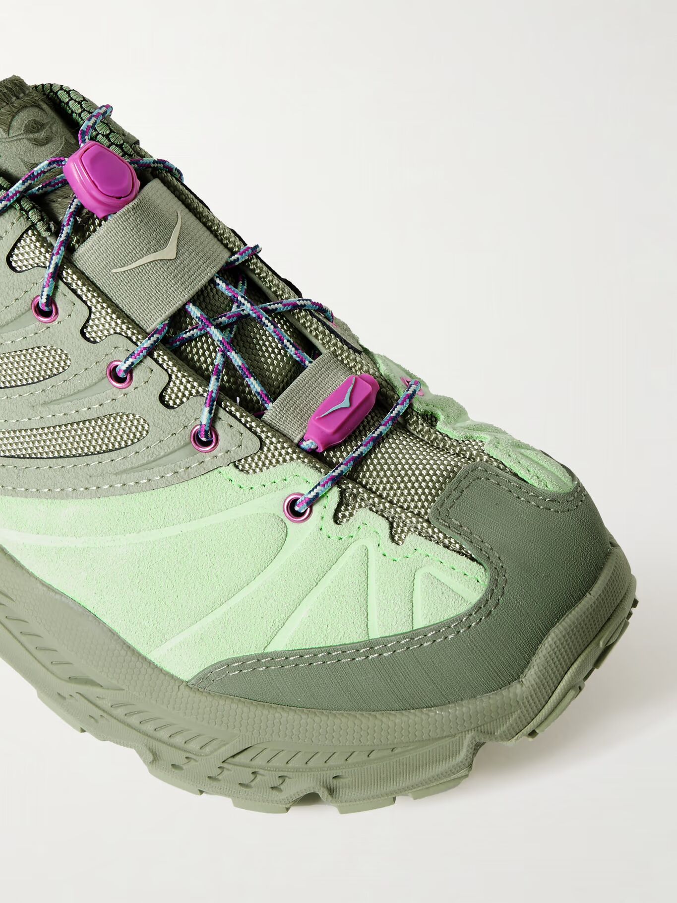 

Кроссовки для бега Stinson Evo OG с сетчатой ​​резиновой отделкой HOKA, зеленый