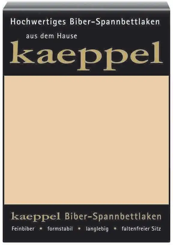 

Простыня Kaeppel "Простыня бобер", 100 % хлопок, приятная на ощупь, мягкая, идеальна для зимы 140-160х200 см, 1 шт., цвет sand